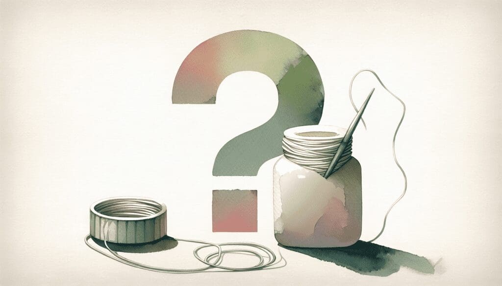 你或你孩子用的牙線是 PTFE 做的嗎？