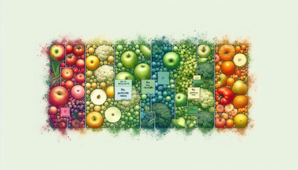 如何在蔬果區選擇低農藥殘留食品？