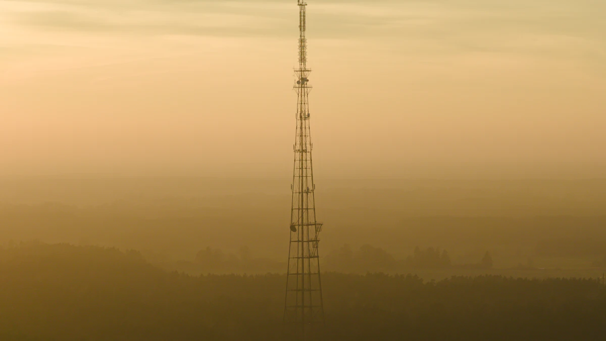台灣都市天際線上的基地台與通訊鐵塔